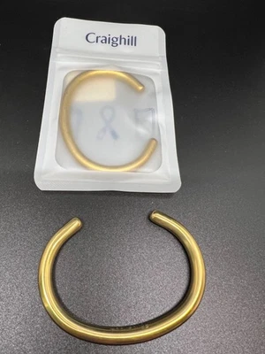 Brazalete redondo de latón Craighill Uniform nuevo para hombre Foto 1 de 3