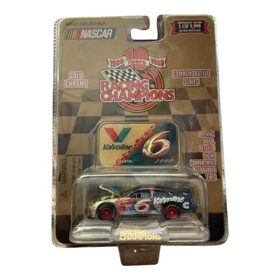 Mark Martin #6 Valvoline 1999 Racing Champions 1:64 Die Cast Gold Chrome Foto 1 de 2