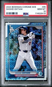 2024 Bowman Chrome Shohei Ohtani Mega Box Refractor #85 PSA 10 - Picture 1 of 1