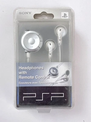 Auriculares Sony PSP con Control Remoto Licencia Oficial por Sony Nuevos Precintados Foto 1 de 4