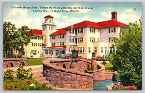 Hood River Oregon Columbia Gorge Hotel Postkarte - Bild 1 von 2