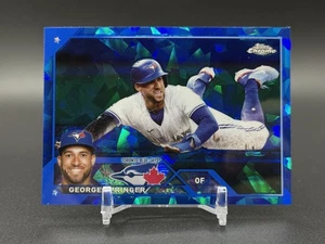 Topps 2023 cromo zafiro George Springer #414 Toronto Blue Jays - Imagen 1 de 1