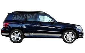 Graphics Car Sticker Decal For Mercedes Benz GLK 300 350 260 Side Skirt Stripes - Imagen 1 de 5