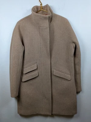 J. Crew Coat Womens Sz 8 Nello Gori Italian Stadium Cloth Cocoon Wool Blend - Image 1 of 4