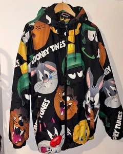 Vintage 90s WB Looney Tunes members only windbreaker jacket Size men L - Picture 1 of 2