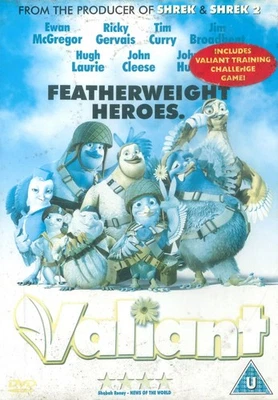 Valiant (2005) DVD, Ewan McGregor, Ricky Gervais, Tim Curry [Region 2] - Image 1 of 3