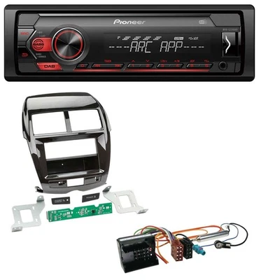 Pioneer DAB 1DIN MP3 AUX USB Autoradio für Citroen C4 Aircross Mitsubishi ASX Pe - Bild 1 von 4