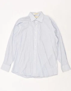 MICHAEL KORS Mens Shirt Size 16 1/2 Large White Check Cotton AF67 - Picture 1 of 3