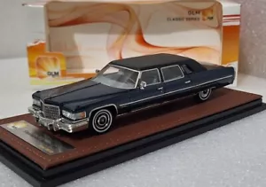 WOW Cadillac Fleetwood Serie 75 Berlina 1976 Blu 1:43 GLM 123601 SUPER RARA! - Foto 1 di 20