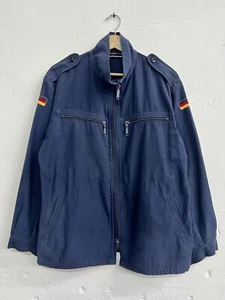 Vintage S.Feuchter Ringelai German Navy Blue Deck Jacket - Picture 1 of 14