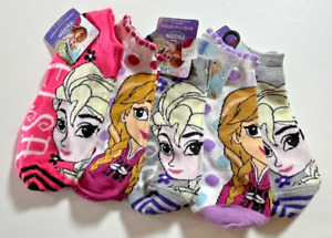 5 PAIRS Disney Frozen GIRLS ankle SOCKS SIZE 9-11 LL51