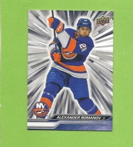 Alexander Romanov 2023-24 Upper Deck Serie 2 Silver Outburst SP NRMT+ Islanders - Foto 1 di 2