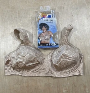 Playtex 18 Hour Bra Wirefree Ultimate Lift & Support Woman’s Sz 48B Nude - Picture 1 of 11