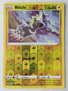 REVERSE HOLO Blitzle 053/185 NM / M Vivid Voltage Pokemon Card Saya Tsuruta Art - Picture 1 of 2