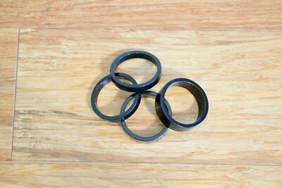 Mod CNC 1 1/8 无螺纹耳机杆间隔器 4 件套 5mm 10mm — 第 1/2 张图片