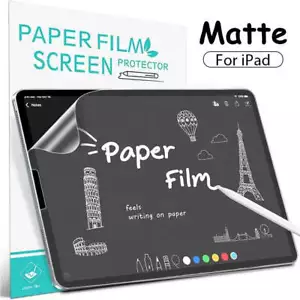 Like Paper Film Screen Protector For Ipad Pro 13 12.9 11 2024 M4 Air 4 5 3 10th - Picture 1 of 32