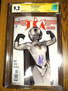 JSA Classified #2 Adam Hughes Signed CGC 9.2 SS 2nd Print Power Girl Sketch DC - Picture 1 of 4