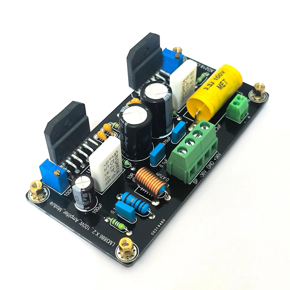 1pz LM3886TF Scheda Amplificatore Audio DC Mono Parallelo Installata 100W - Immagine 1 di 4