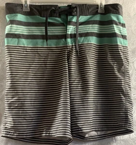 Mossimo Men's Hybrid Swim Trunks Board Shorts Gray W Pockets Sz 38 Summer Beach - Picture 1 of 4