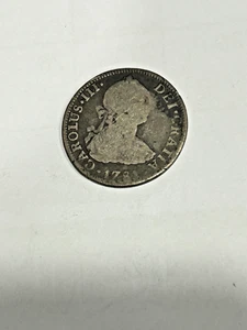 Mexico 1781 MO-FF 2 REALES SILVER COIN - Picture 1 of 2