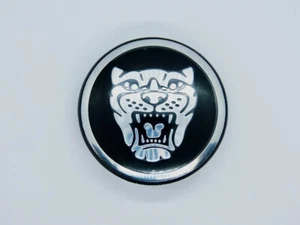 Jaguar Wheel Centre Hub Cap Growler Black - Picture 1 of 2