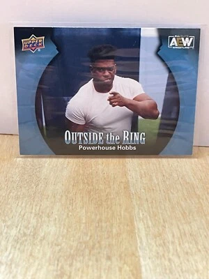 2022 Upper Deck AEW Outside the Ring #OTR9 Powerhouse Hobbs - Image 1 of 2