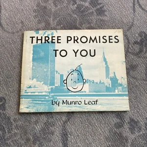 1957 Three Promises to You by Munro Leaf United Nations Children - Picture 1 of 3