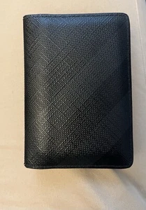 Black Burberry Saffiano Leather Business/Credit Card Holder - Picture 1 of 4