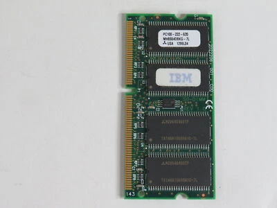 IBM 20L0264 FRU Memory Card 64MB 144 Pin PC100-222-620 SODIMM USED - Image 1 of 2