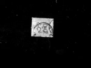 Great Britain 105 F-VF Used Perfin. Cat 240.00 - Picture 1 of 2