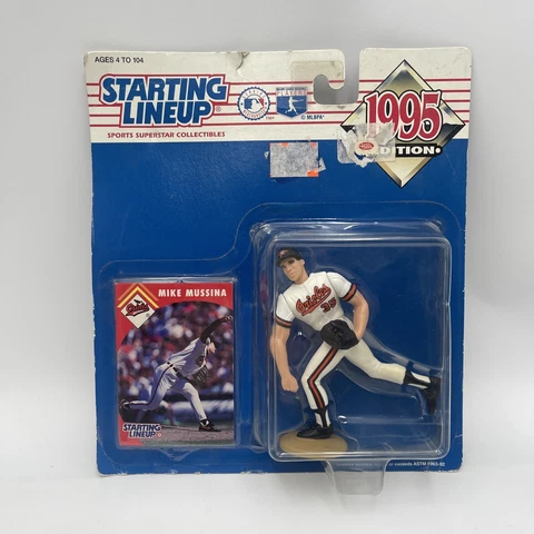 Starting Lineup Mike Mussina 1995 Edition Baltimore Orioles Figure & Card Cover