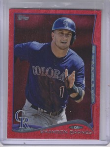 2014 Topps Update Baseball Red Hot Foil Parallel Singles - You Choose