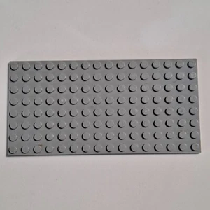 Lego Base Plate Building Board 8 x 16 Studs Light Bluish Gray - Genuine (92438) - Picture 1 of 2