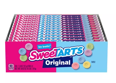 SweeTARTS Original Candy, 1.8 Ounce Roll (Pack of 36)
