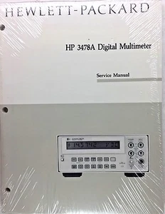 HP 3478A Digital Multimeter Service Manual P/N 03478-90008 *NEU* - Bild 1 von 2