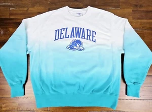 University Of Delaware Champion Reverse Weave Sweatshirt Gr. L Tiffany Ombre - Bild 1 von 7