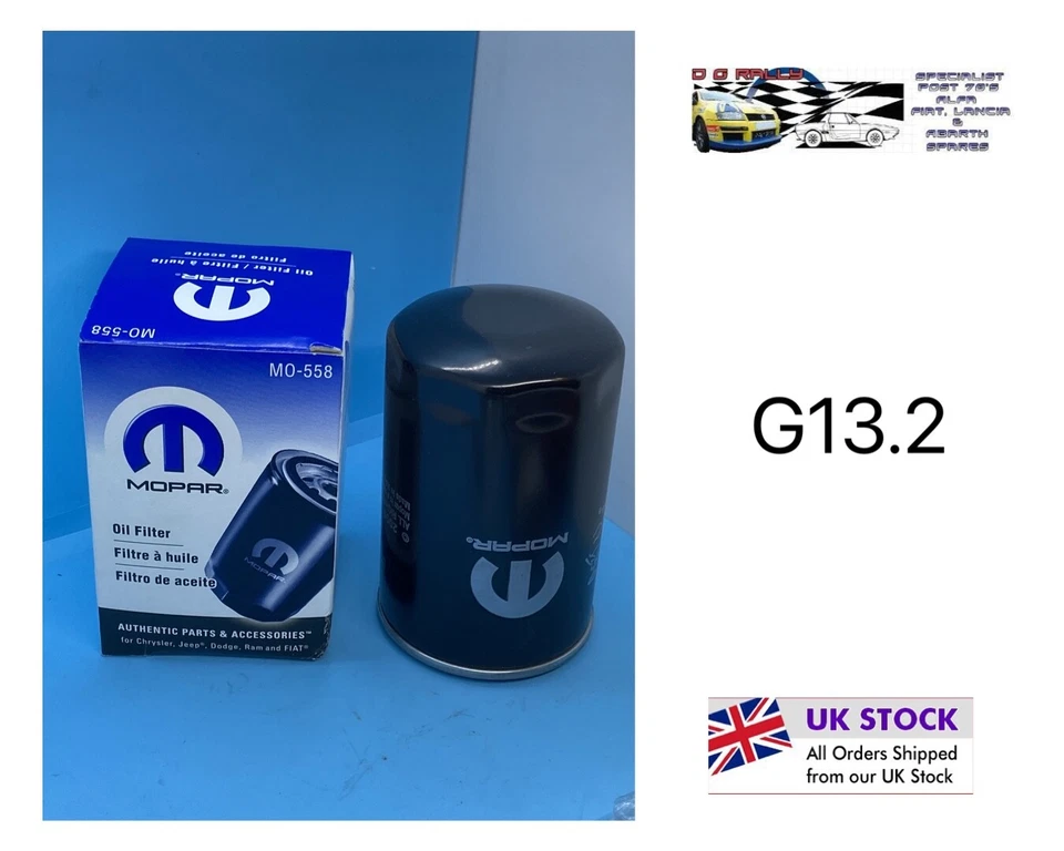 MOPAR OEM JEEP GRAND CHEROKEE CHRYSLER GRAND VOYAGER 03-07 2.5 2.8 TD OIL FILTER - Image 1 of 1