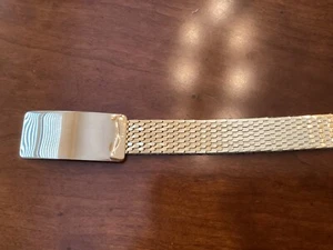 Vintage Damengürtel goldfarben Metall elastisch Stretch - Bild 1 von 4