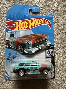 Hot Wheels '57 Classic Chevy NOMAD WAGON "Speed Shop" Custom WHEELS Real Riders - Bild 1 von 12