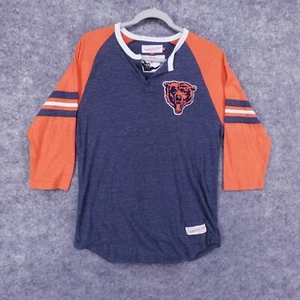Chicago Bears Shirt Mitchell & Ness NFL Throwbacks Herren Small blau orange Tee - Bild 1 von 12