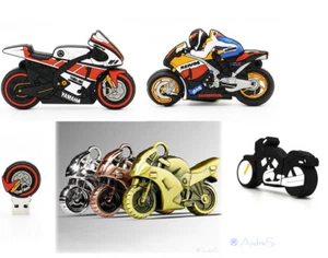 USB Stick Motorrad-Bikes 8-32-64-128GB Honda, Yamaha, Chrom,  Custom u.a. - Bild 1 von 30