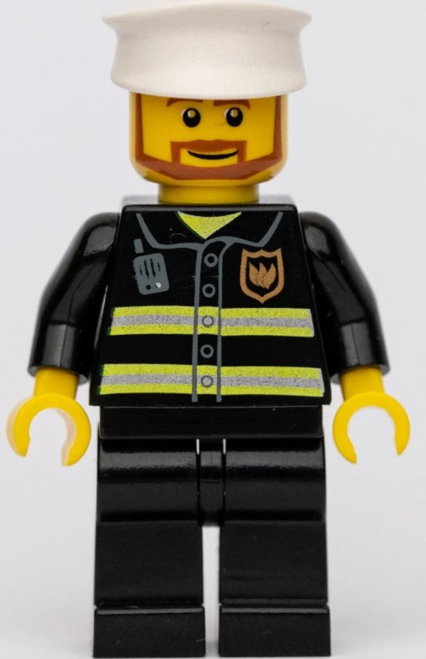 LEGO MINIFIGURE CITY FIRE FIGHTER USED CONDITION WC020!! - Image 1 of 1