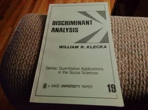 Quantitative Applications in the Social Sciences Ser.: Discriminant Analysis 19 - Picture 1 of 2
