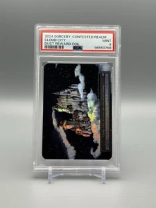 Sorcery: Contested Realm Cloud City Dust Reward Promo Foil  PSA 9 - Picture 1 of 2