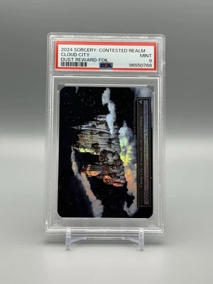 Sorcery: Contested Realm Cloud City Dust Reward Promo Foil  PSA 9 - Image 1 of 2