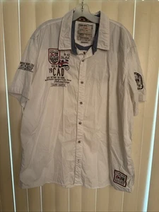 Camp David Green - XXXL Cream The Northern Expedition SS Collar shirt - Picture 1 of 7