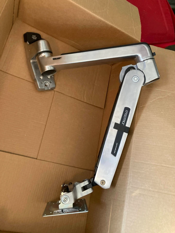 Ergotron HX Desk Monitor Arm Heavy Monitor Mount - Matte Black - Image 1 of 4