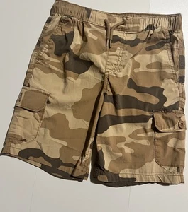 Boys Size 10 Gap Brown Camouflage Cargo Shorts - Picture 1 of 3