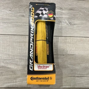 Continental Grand Prix 4000 Rennradreifen 700 x 23c ASC Vectran Drahtreifen gelb - Bild 1 von 3