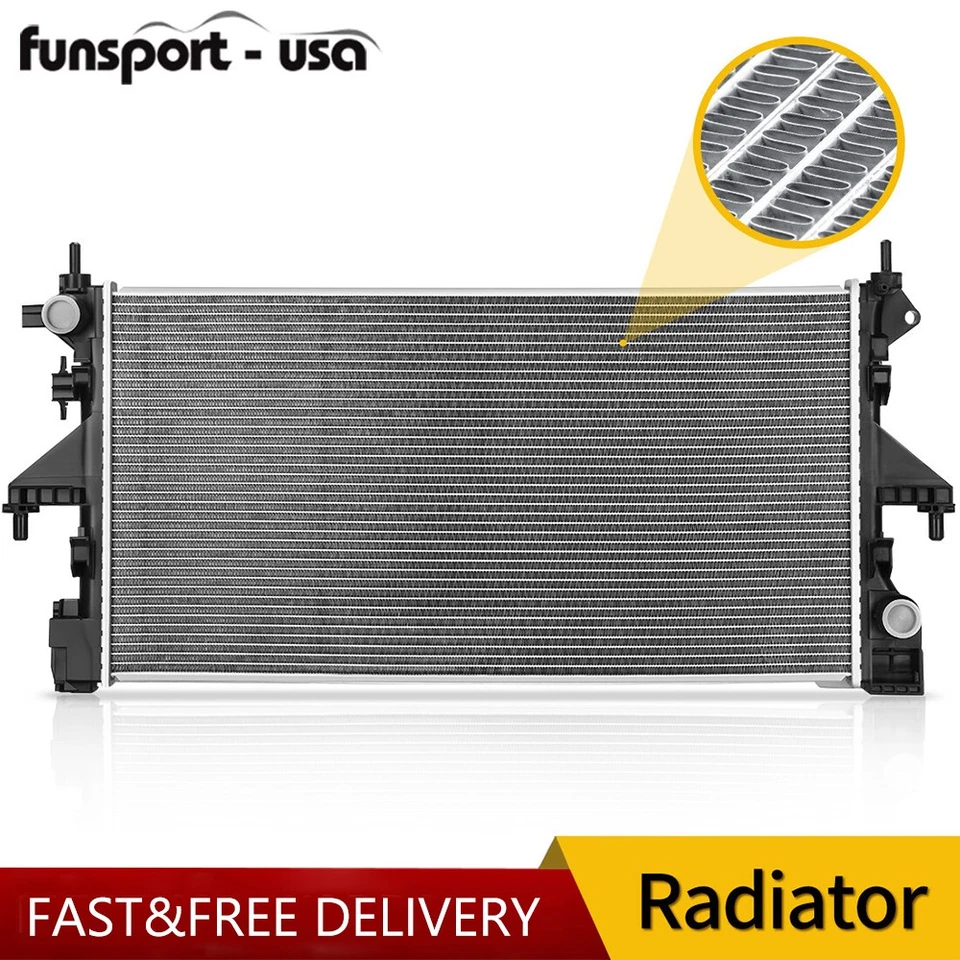 13448 Radiador para furgoneta Ram ProMaster 1500 2500 3500 2014-2020 2021 3,0 L 3,6 L Foto 1 de 4